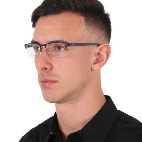 Tommy Hilfiger TH 1759 0FLL 00 Eyeglasses Matte Blue 54mm Rectangle Frame - Picture 2 of 11